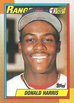 1990 Topps #314 Donald Harris Front