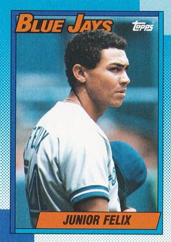 1990 Topps #347 Junior Felix Front