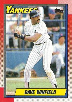 1990 Topps #380 Dave Winfield Front
