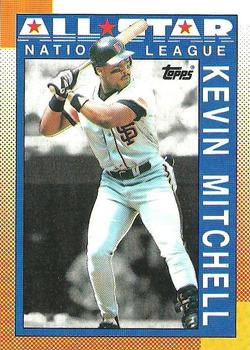 1990 Topps #401 Kevin Mitchell Front