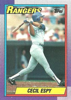 1990 Topps #496 Cecil Espy Front