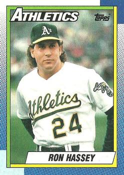 1990 Topps #527 Ron Hassey Front