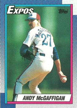 1990 Topps #559 Andy McGaffigan Front