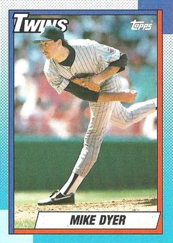 1990 Topps #576 Mike Dyer Front