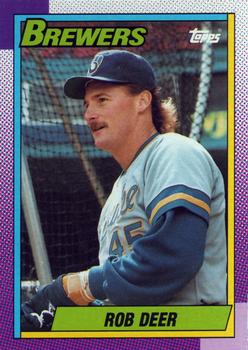 1990 Topps #615 Rob Deer Front