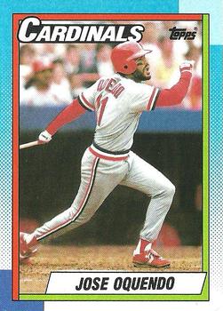 1990 Topps #645 Jose Oquendo Front