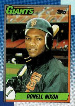1990 Topps #658 Donell Nixon Front