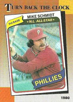 1990 Topps #662 Mike Schmidt Front