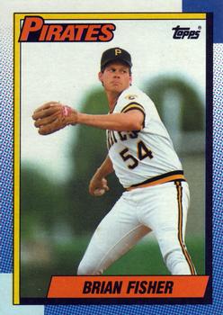 1990 Topps #666 Brian Fisher Front