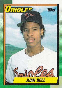 1990 Topps #724 Juan Bell Front