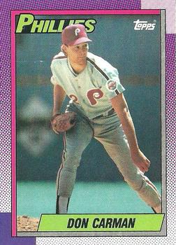 1990 Topps #731 Don Carman Front