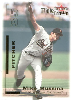 2001 Fleer Triple Crown #174 Mike Mussina Front