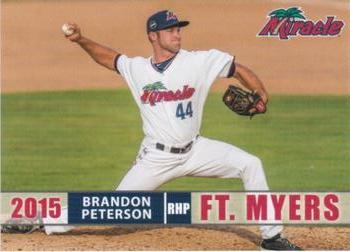 2015 Grandstand Fort Myers Miracle #NNO Brandon Peterson Front