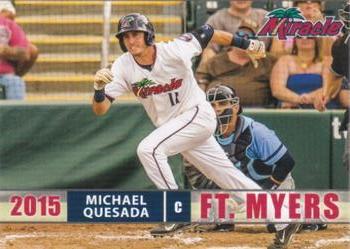 2015 Grandstand Fort Myers Miracle #NNO Michael Quesada Front