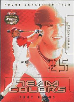 2003 Fleer Focus Jersey Edition - Team Colors #8TC Troy Glaus Front