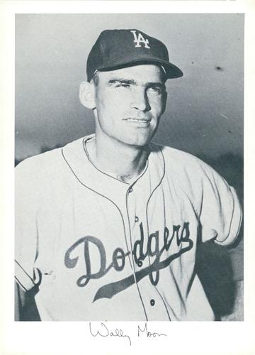 1961 Danny Goodman Los Angeles Dodgers Set A #NNO Wally Moon Front