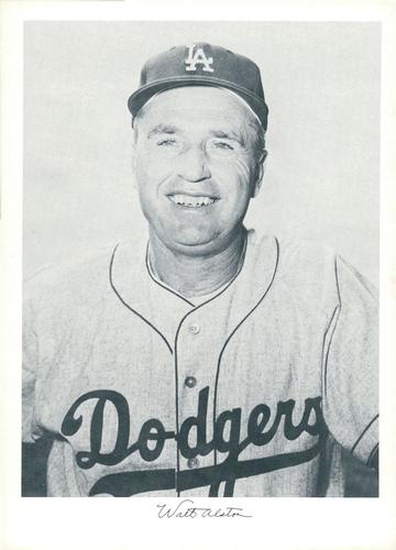 1961 Danny Goodman Los Angeles Dodgers Set B #NNO Walt Alston Front