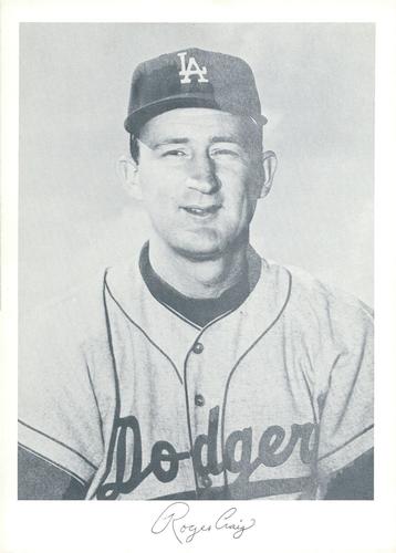 1961 Danny Goodman Los Angeles Dodgers Set B #NNO Roger Craig Front