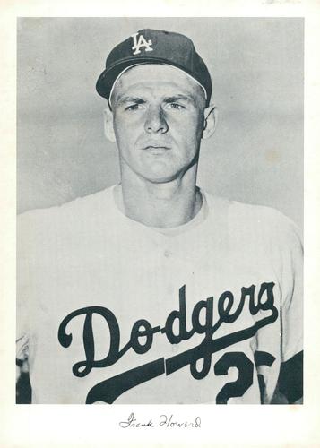 1961 Danny Goodman Los Angeles Dodgers Set B #NNO Frank Howard Front