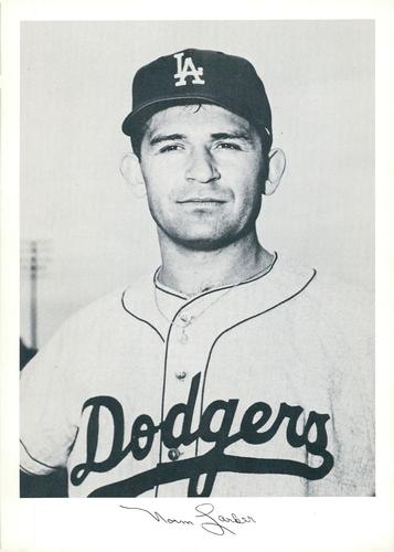 1961 Danny Goodman Los Angeles Dodgers Set B #NNO Norm Larker Front