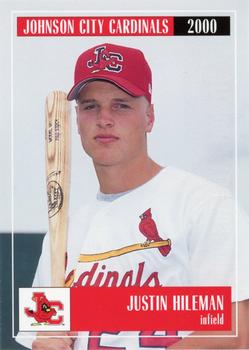 2000 Johnson City Cardinals #NNO Justin Hileman Front