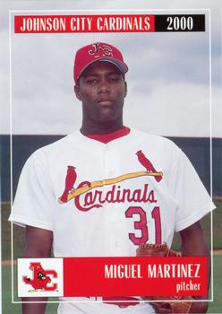 2000 Johnson City Cardinals #NNO Miguel Martinez Front