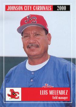 2000 Johnson City Cardinals #NNO Luis Melendez Front