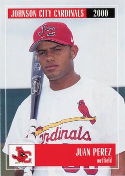 2000 Johnson City Cardinals #NNO Juan Perez Front