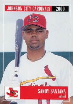2000 Johnson City Cardinals #NNO Sandy Santana Front