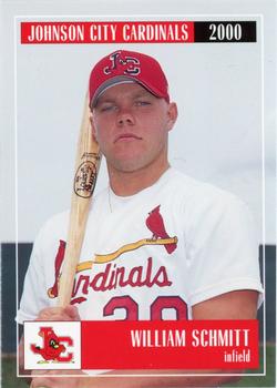 2000 Johnson City Cardinals #NNO William Schmitt Front