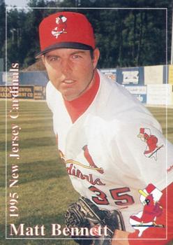 1995 Multi-Ad New Jersey Cardinals #NNO Matt Bennett Front