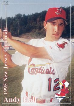 1995 Multi-Ad New Jersey Cardinals #NNO Andy Hall Front