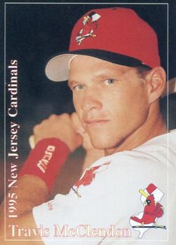 1995 Multi-Ad New Jersey Cardinals #NNO Travis McClendon Front