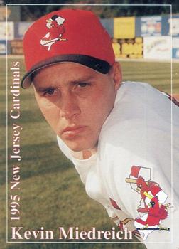 1995 Multi-Ad New Jersey Cardinals #NNO Kevin Miedreich Front
