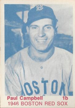 1975 TCMA 1946 Boston Red Sox (Red Names) #NNO Paul Campbell Front
