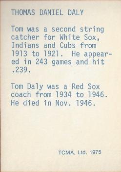 1975 TCMA 1946 Boston Red Sox (Red Names) #NNO Tom Daly Back
