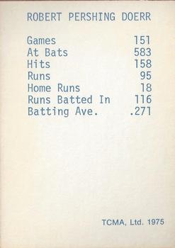 1975 TCMA 1946 Boston Red Sox (Red Names) #NNO Bob Doerr Back