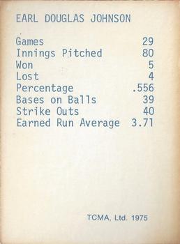 1975 TCMA 1946 Boston Red Sox (Red Names) #NNO Earl Johnson Back