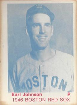 1975 TCMA 1946 Boston Red Sox (Red Names) #NNO Earl Johnson Front