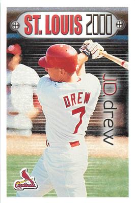 2000 St. Louis Cardinals Police #NNO J.D. Drew Front