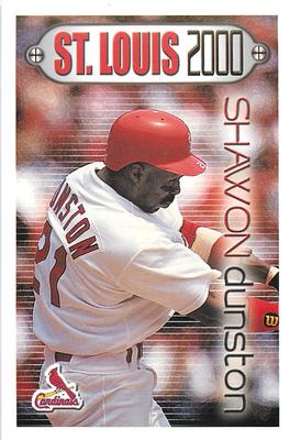 2000 St. Louis Cardinals Police #NNO Shawon Dunston Front