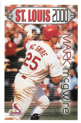 2000 St. Louis Cardinals Police #NNO Mark McGwire Front