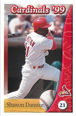 1999 St. Louis Cardinals Police #NNO Shawon Dunston Front