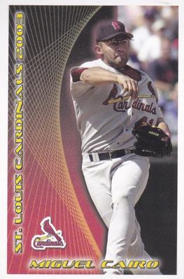 2003 St. Louis Cardinals Police #NNO Miguel Cairo Front