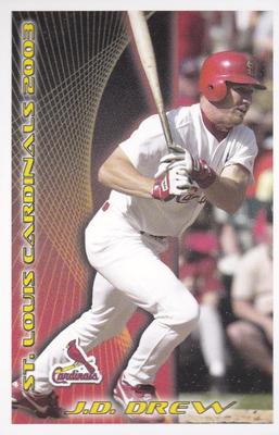 2003 St. Louis Cardinals Police #NNO J.D. Drew Front