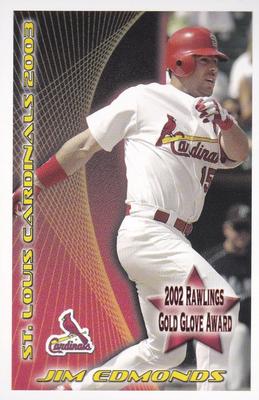 2003 St. Louis Cardinals Police #NNO Jim Edmonds Front