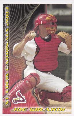 2003 St. Louis Cardinals Police #NNO Joe Girardi Front