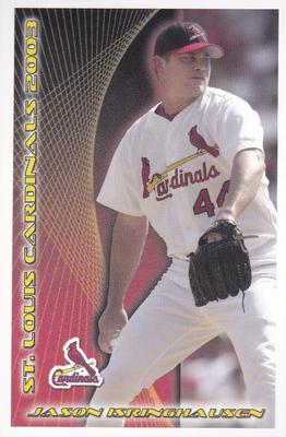 2003 St. Louis Cardinals Police #NNO Jason Isringhausen Front