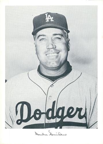 1961 Danny Goodman Los Angeles Dodgers Set C #NNO Duke Snider Front