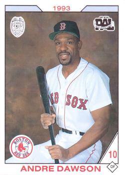 1993 Fort Myers PAL Boston Red Sox #4 Andre Dawson Front